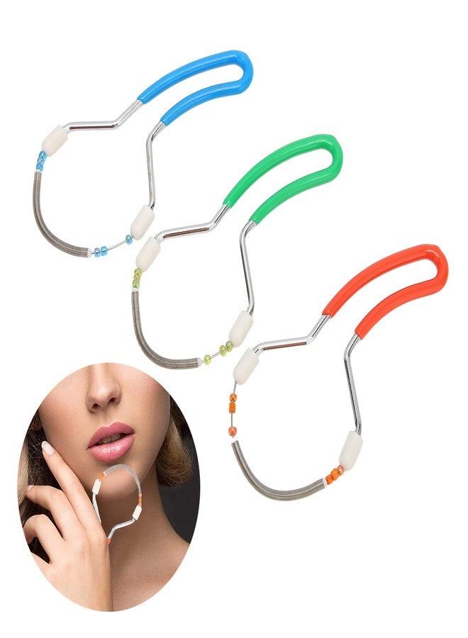Moofey Threading Hair Removal, 3PCS Hair Removal Spring, Face Threading Tool for Face Lip Hair Removal - Image 5
